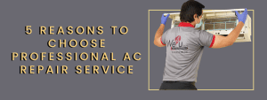 5 reasons to choose we4u AC Repair Service
