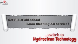 Say no to ac foam cleaning services and hello to hydroclean ac service