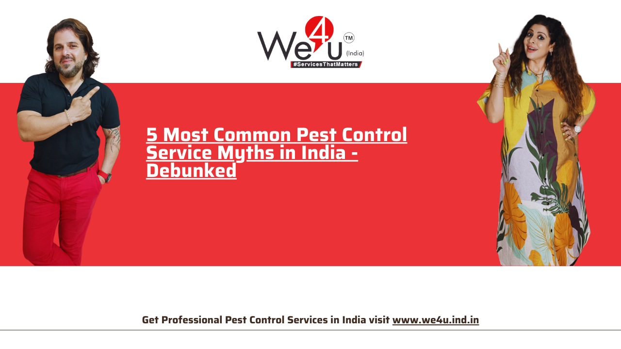 5 Most Common Pest Control Service Myths in India- Debunked